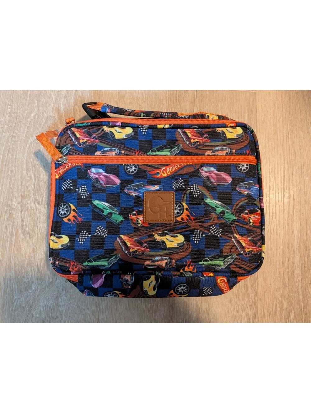 George Hats Hot Wheels Backpack & Lunch Box / LunchpailSet | New